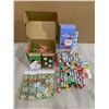 Image 1 : Large Assortment Of Christmas Themed Pens & Pen Toppers