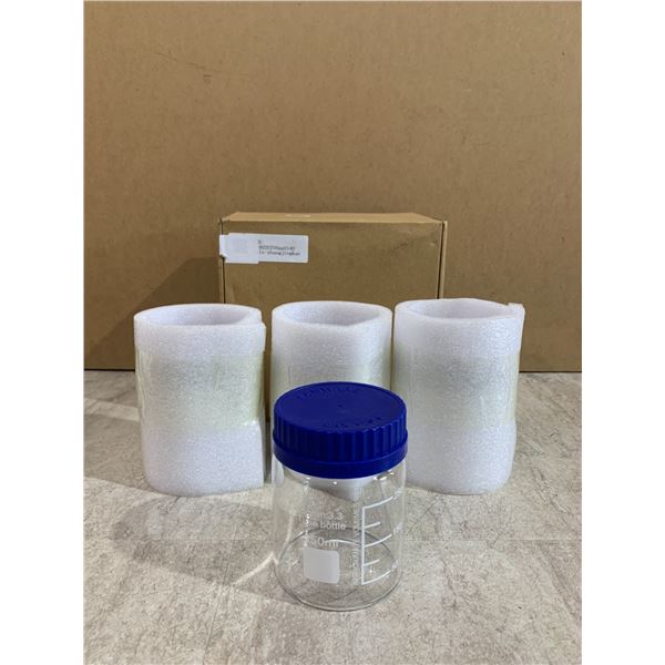 4 Pack - Boron 3.3 Tube Bottles 250ml - For Measuring