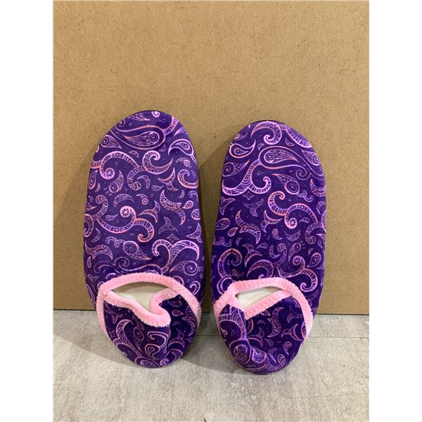 Women's 7-8 Men's 5-6 Purple Slippers