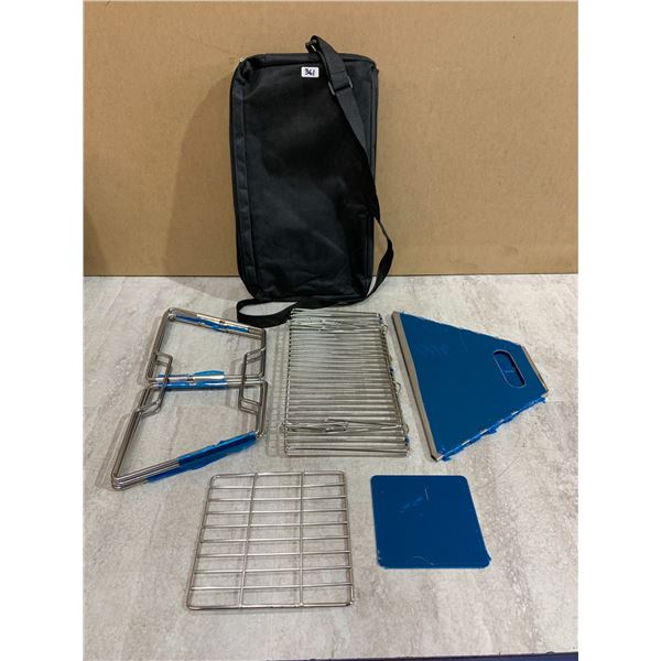 Portable Steel Folding Camping Grill