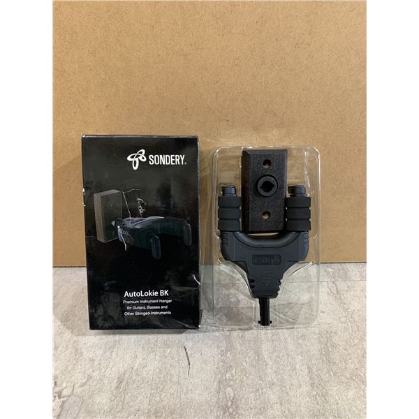 SONDREY - AutoLokie BK Premium Instrument Hanger - For Guitars, Basses, & Other Stringed Instruments