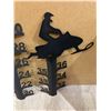 Image 2 : 36in Outdoor Large Iron Snowfall Measuring Stick