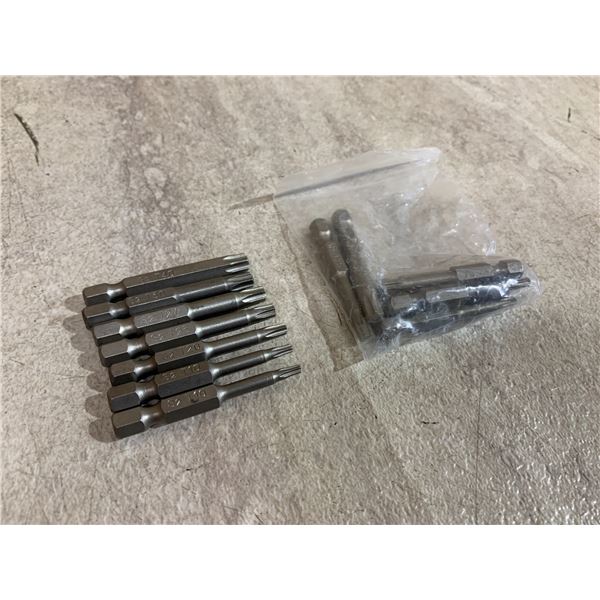 2 Pack - Screwdriver Bits ( 2 Different Bags In Big Bag )