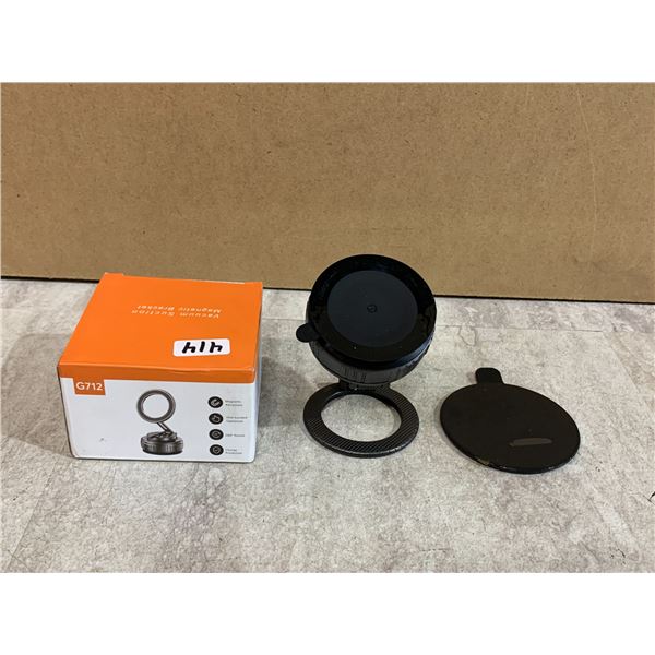 Black Vacuum Suction Magnetic Bracket