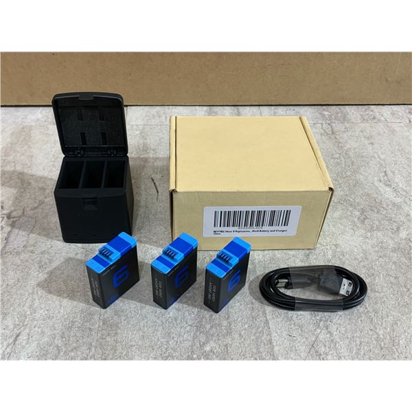 3 - Channel Battery Charger Kit Designed For GoPro Hero 9, 10, 11, & 12 Action Cameras