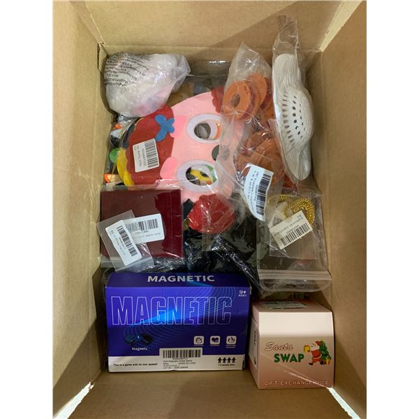 1 Open-Box Non-Mystery Box w/ 20+ Items - Size 15in x 4 1/4in x 10in