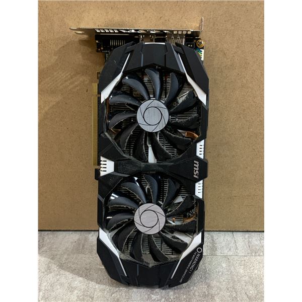 MSI GeForce GTX 1060 6GB Graphics Card With Dual Fan Cooling System