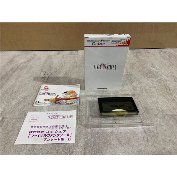 Final Fantasy II - Squaresoft WonderSwan Color Japan Import