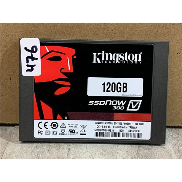 Kingston Technology SSDnow 300 - 120 GB Drive - Formatted