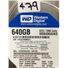 Image 2 : WD 640 GB Computer Hard Drive - Formatted