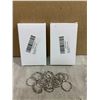 Image 1 : Lot Of 2 50 Pack Boxes Of 1in Key Rings