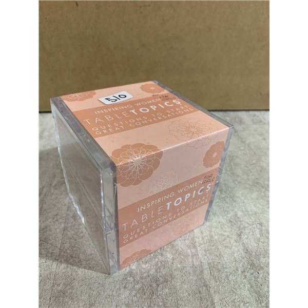 Inspiring Women TableTopics Conversation Card Game