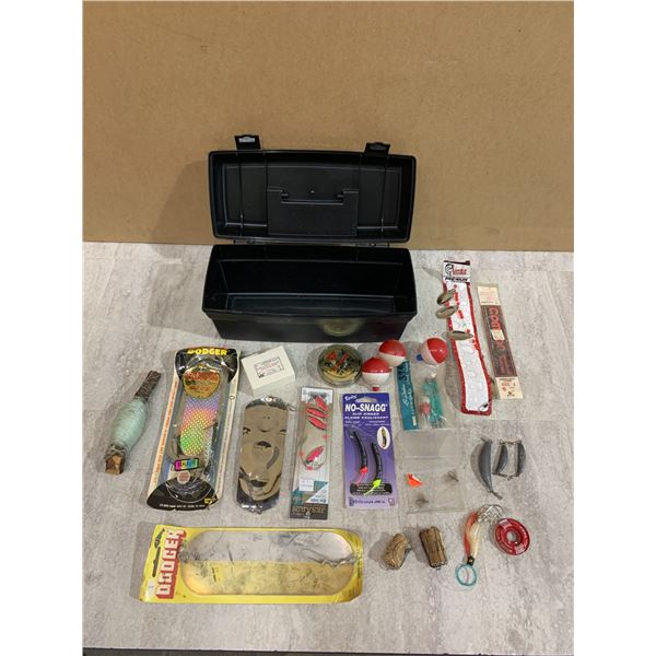 Fishing Tacklebox - Includes Random Weights, Bobbers, Lures, Etc..