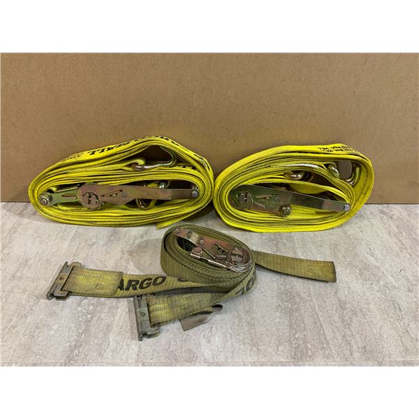 Lot Of 3 Ratchet Straps