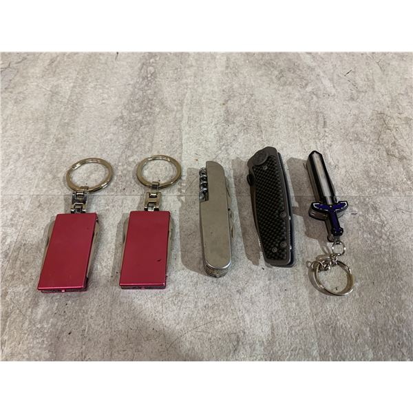 Assortment Of Different Foldable Tools
