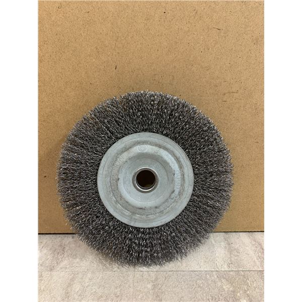 Wire Wheel Brush For A Bench Grinder