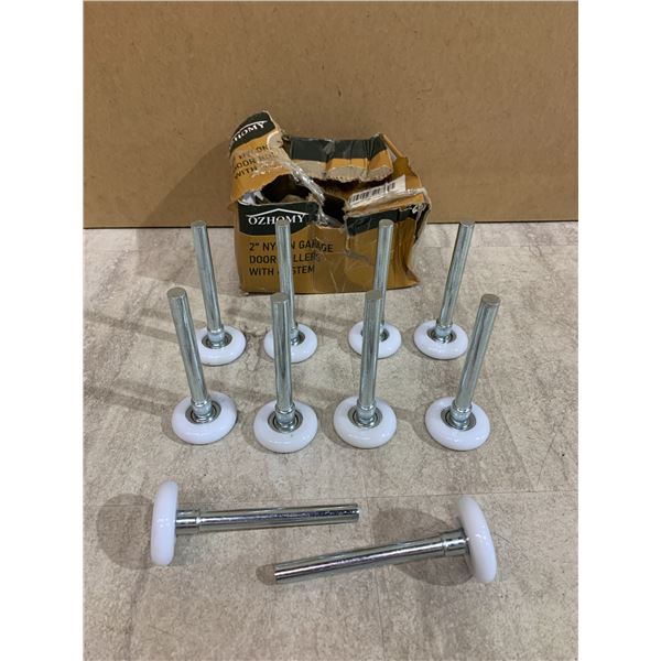 10 Pack - 2in Nylon Garage Door Rollers - 4in Stem
