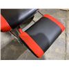 Image 2 : Red & Black Gaming Chair With Retractable Footrest & Lumbar Support