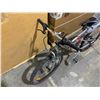 Image 2 : Silver DPX Dual-Suspension Mountain Bike - Orange Graphics - Rear End Shock