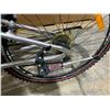 Image 6 : Silver DPX Dual-Suspension Mountain Bike - Orange Graphics - Rear End Shock