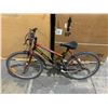 Image 7 : Free Spirit Frontier 18 Speed Mountain Bike - Black & Red Gradient Frame Finish