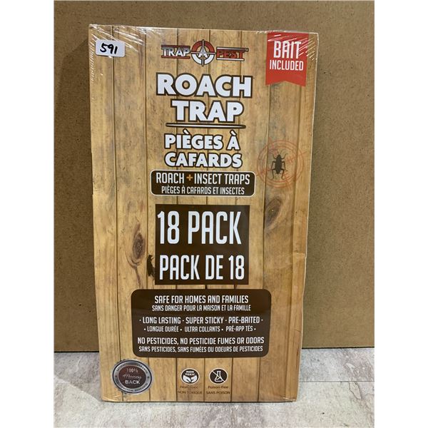 18 Pack - Roach Trap - Includes Bait