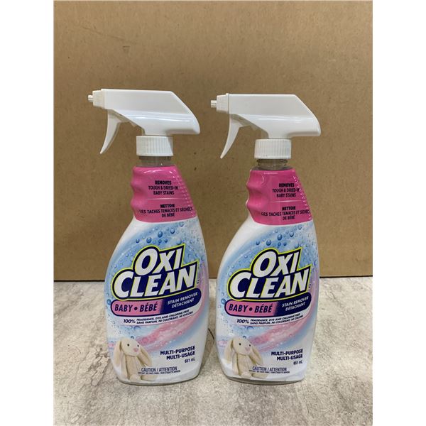 Lot of 2 Oxi-Clean Baby Stain Remover 651ml Per