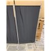 Image 3 : Black Curtain Divider Portable Privacy Screens