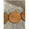 Image 10 : Nevada Reno Themed Mechanical Slot Machine - Includes 4 Coins