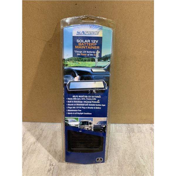 SUNFORCE Solar 12V Battery Maintainer