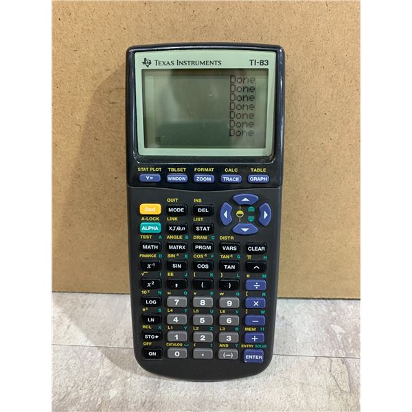 Texas Instruments TI-83 Graphing Calculator