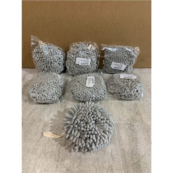 7 Pack - Dry Puff Ball Hand Towels