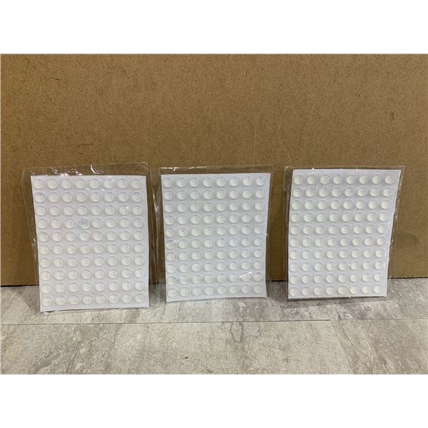 3 Pack - Clear Soft Close Drawer Cabinet Door Bumpers