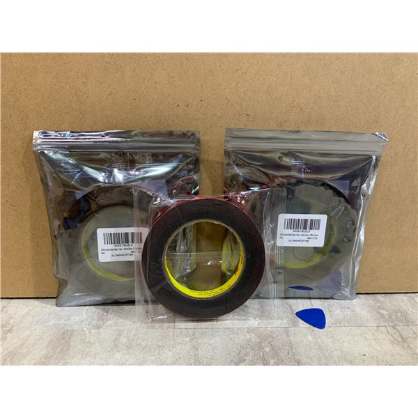 3 Pack - Heavy Duty Double Sided Acrylic Foam Mounting Tape