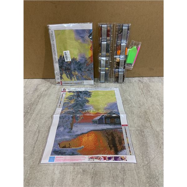 2 Pack - 5D Diamond Painting Kit - 30x40cm Item: B7982