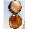 Image 5 : Hand-Painted Wooden Bowls