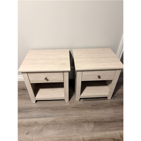 Pair of Grey Nightside Tables