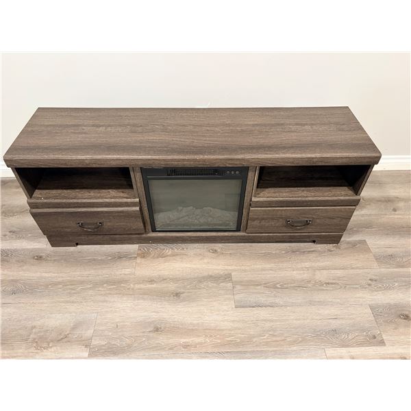 Electric Fireplace Entertainment Stand