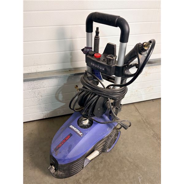 Simoniz 1800psi Pressure Washer