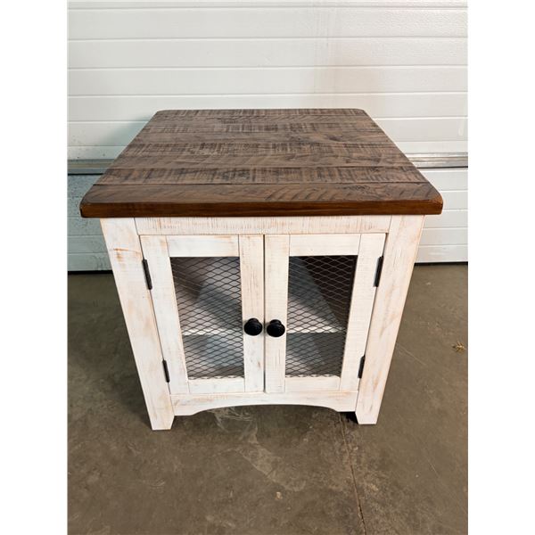 Rustic Wooden Side Table