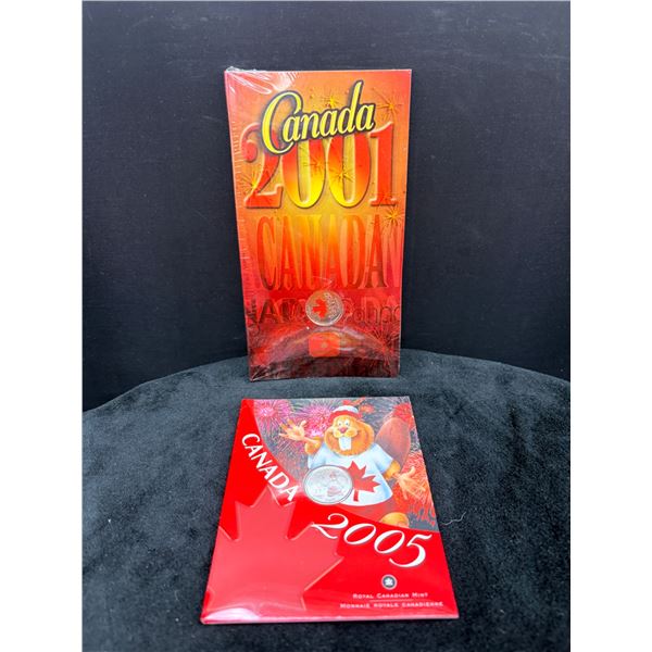 Canada 2001 & 2005 Coin Gift Sets