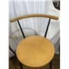 Image 3 : Wood and Metal Bar Stools