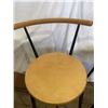 Image 4 : Wood and Metal Bar Stools