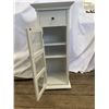 Image 6 : Wood Folding Chair and White Cabinet