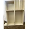 Image 2 : Tall Painted Wooden Multi-Compartment Bookshelf