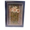 Image 2 : Framed Floral Oil Painting on Canvas