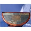 Image 2 : Half-Moon Slate Console Table and Mirror Set