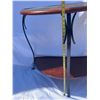 Image 3 : Half-Moon Slate Console Table and Mirror Set