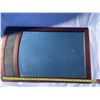 Image 5 : Half-Moon Slate Console Table and Mirror Set