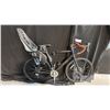 Image 1 : BRODIE RONIN 27 SPEED BLACK ROAD BICYCLE WITH A BABY SEAT